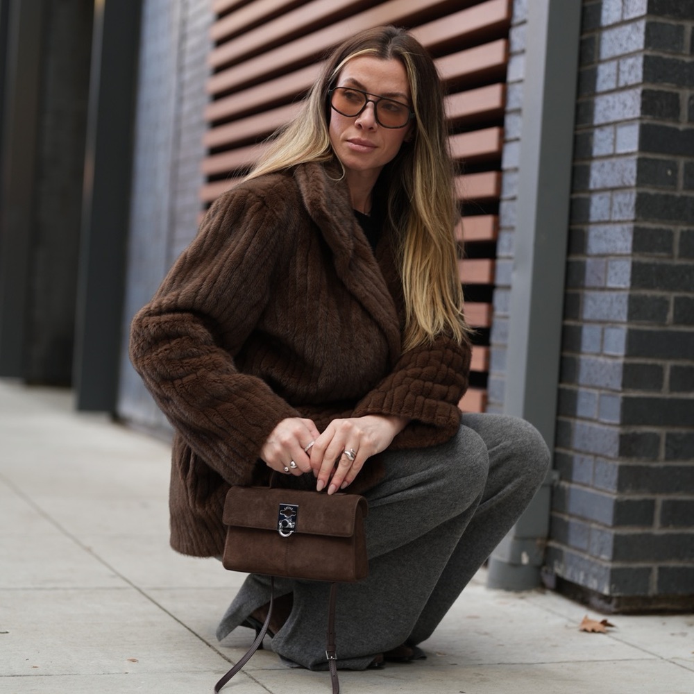 Revolve Chocolate Teddy Jacket - image 4